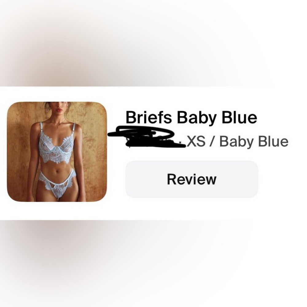 GooseBerry Intimates - Briefs Panties - Baby Blue XS